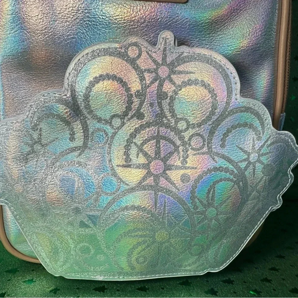 🦋🩷💚Wicked Glinda-Inspired Iridescent Mini Backpack NWT